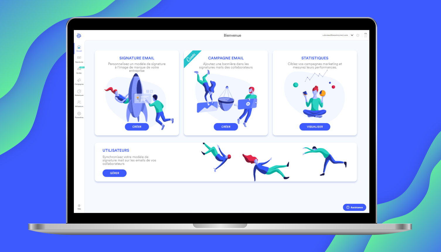 screenshot of Boost My Mail